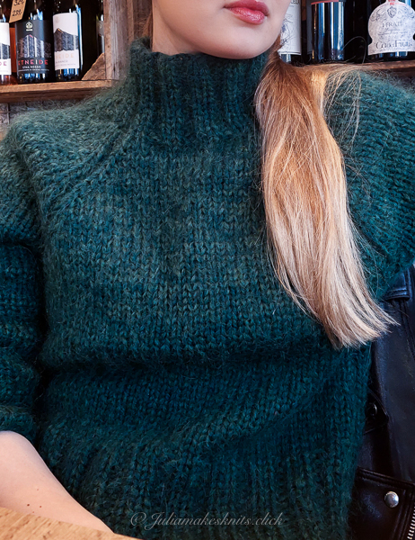 mohair and merino wool sweater